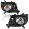 Four Winds Serrano Performance Black Headlights Unit Pair (Left & Right)