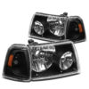 Itasca Sunrise Replacement Headlights & Corner Turn Signal Light Assembly 4 Piece Set (Left & Right)