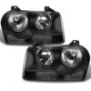 Itasca Suncruiser Black Headlights Unit Pair (Left & Right)