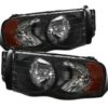 Four Winds Windsport Performance Black Headlights Unit Pair (Left & Right)