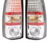 Monaco La Palma Chrome LED Tail Lights Pair (Left & Right)