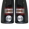 Monaco La Palma Black LED Tail Lights Pair (Left & Right)