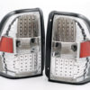 Newmar King Aire Upper Chrome LED Tail Light Assembly Pair (Left & Right)