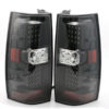 Thor Motor Coach Palazzo Black LED Tail Light Assembly Pair (Left & Right)