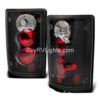 National RV Tropical Black Tail Light Unit Pair (Left & Right)