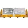 Fleetwood Discovery Replacement Headlights & Signal Lamps 4 Piece Set (Left & Right)