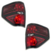 Tiffin Zephyr Black Tail Light Unit Pair (Left & Right)