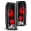 Monaco Executive Upper Black Performance Tail Light Unit Pair (Left & Right)