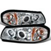 Damon Escaper Chrome Projector Headlights Unit Pair (Left & Right)