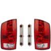 Winnebago Tour Replacement Tail Light Units & Connector Plates 4 Piece Set (Left & Right)