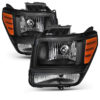 Newmar Ventana Black Headlight Unit Pair (Left & Right)