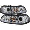 Holiday Rambler Vacationer Chrome Projector LED Headlights Assembly Pair (Left & Right)