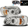 Airstream Skydeck Chrome Projector Headlights & Signal Lamps  (Left & Right)