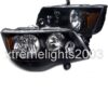 Newmar Dutch Star Black Headlights Assembly Pair (Left & Right)